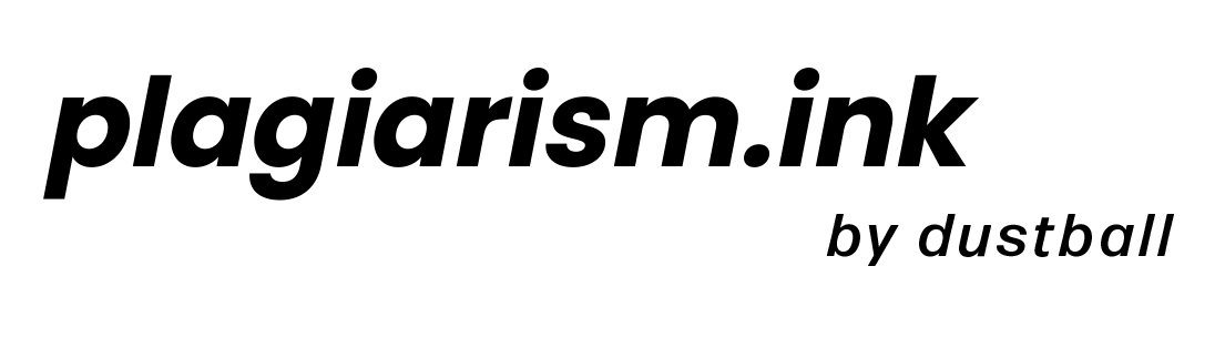 plagiarism.ink by dusball